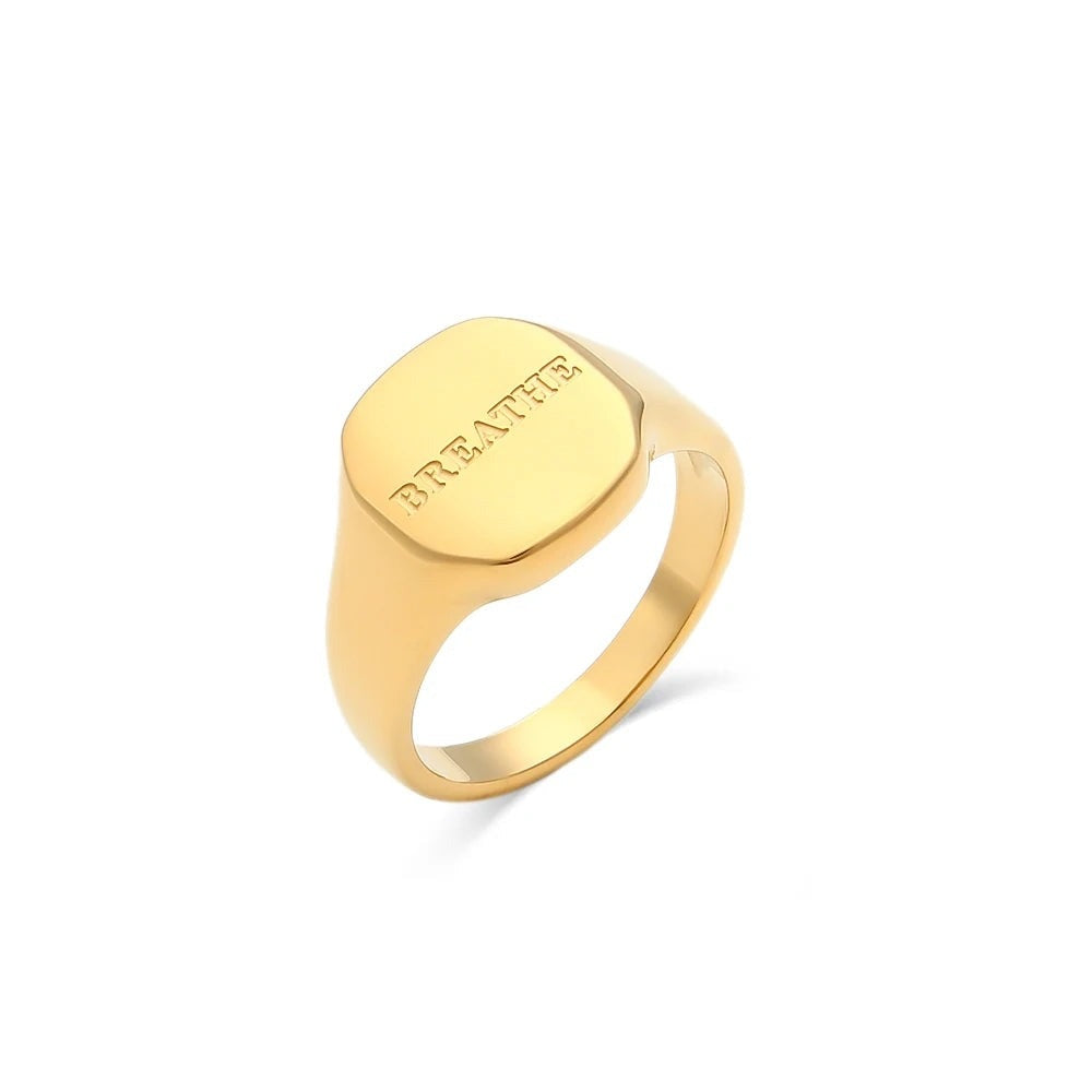 Say It Signet Ring