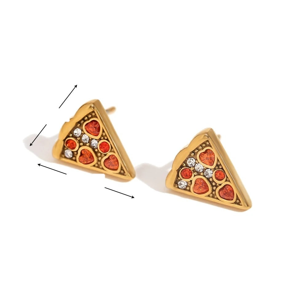 Pizza Party Studs