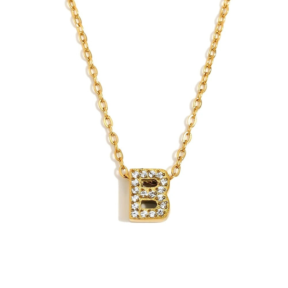 Sparkle Initial Necklace
