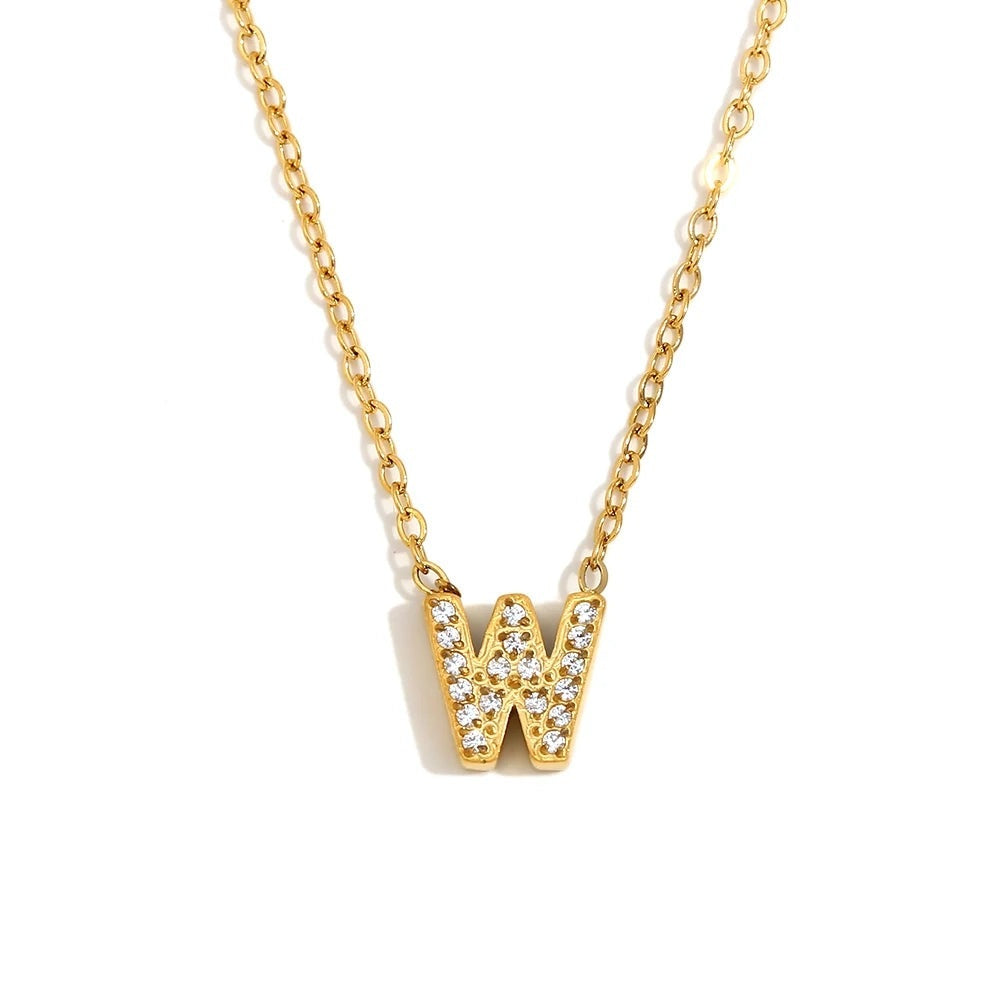 Sparkle Initial Necklace