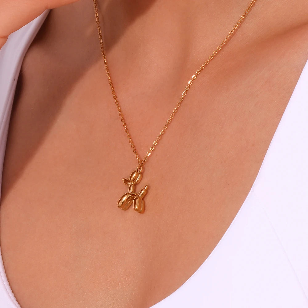 Balloon Dog Necklace