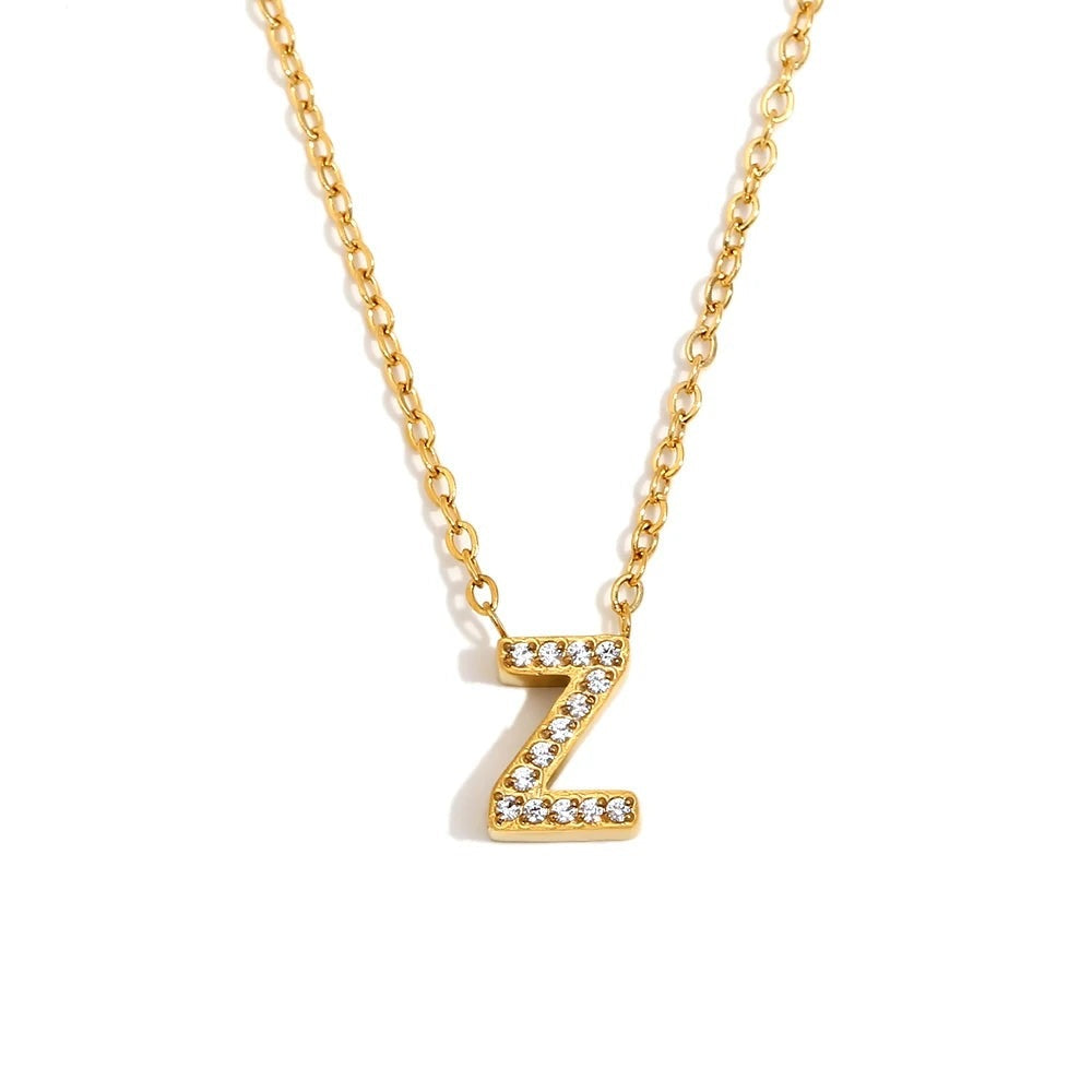 Sparkle Initial Necklace
