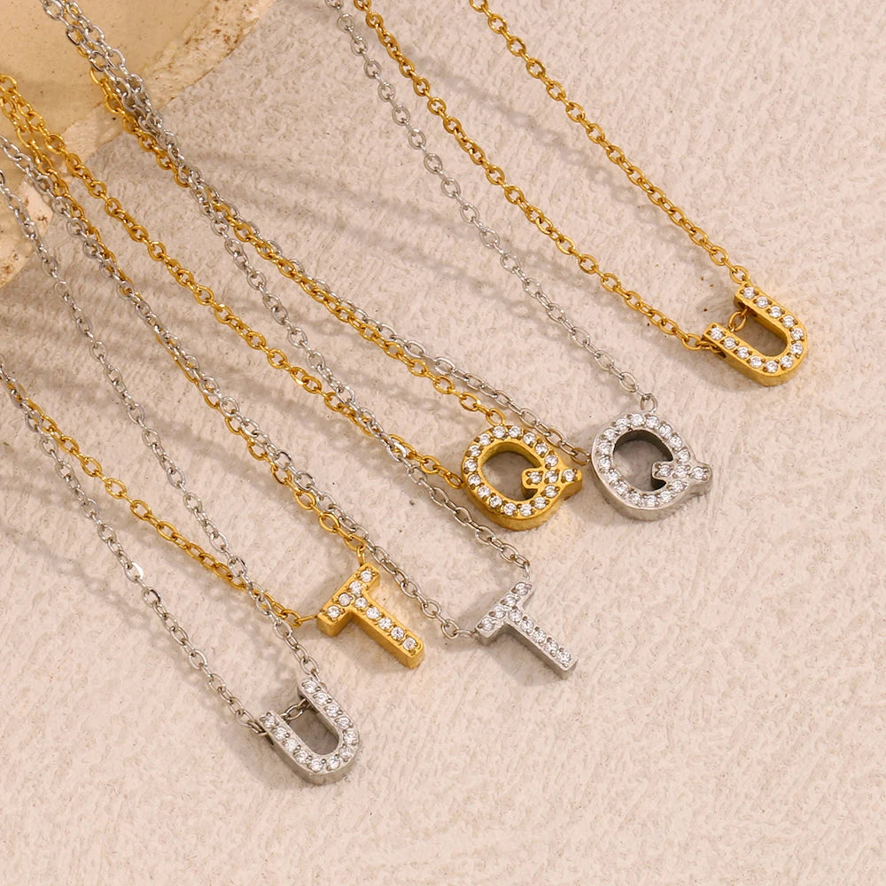 Sparkle Initial Necklace