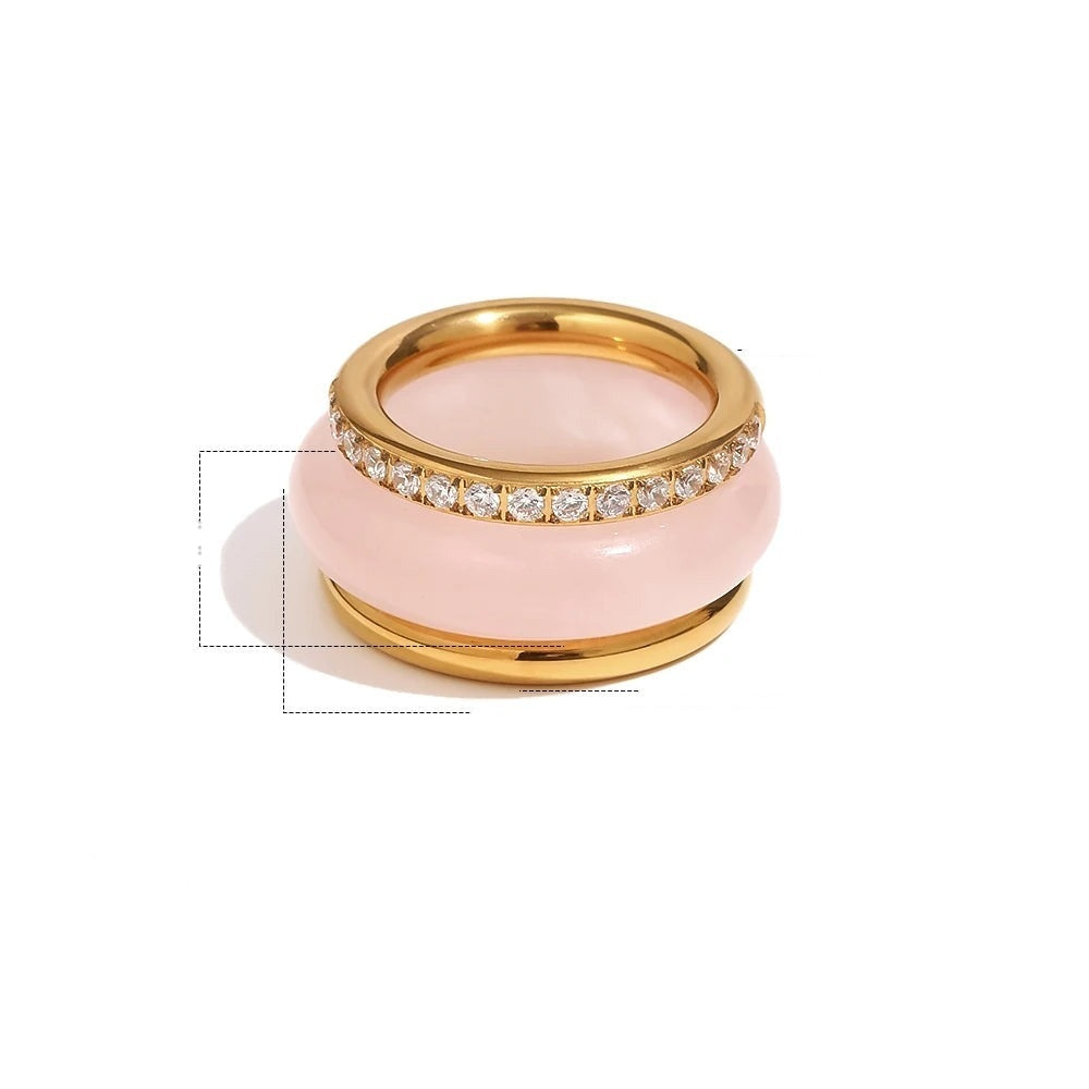 Candy Glass Stack Ring