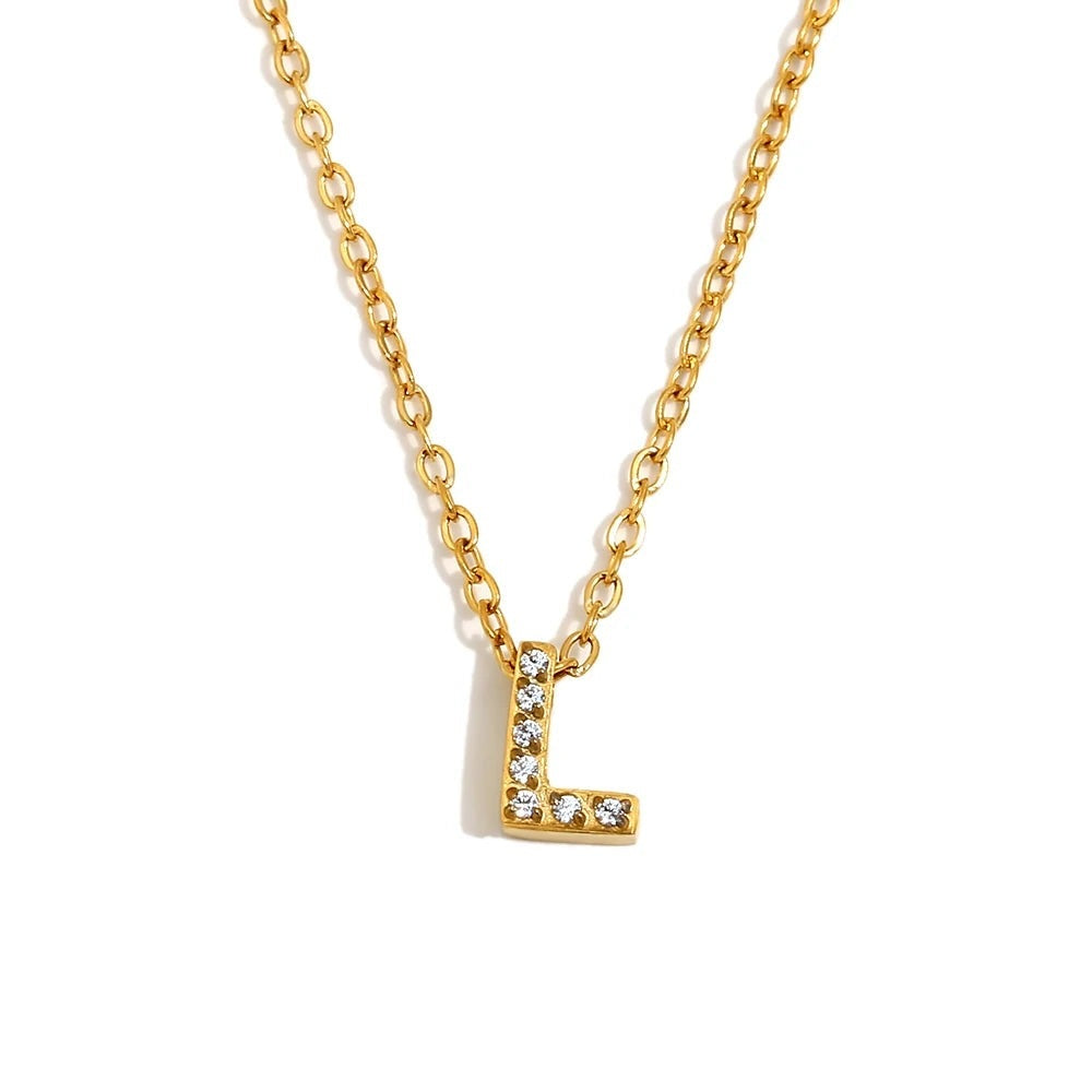 Sparkle Initial Necklace