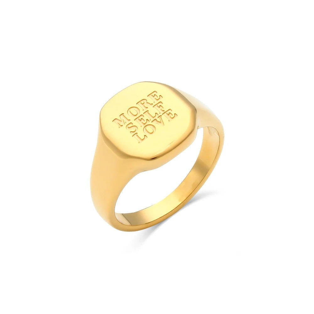 Say It Signet Ring