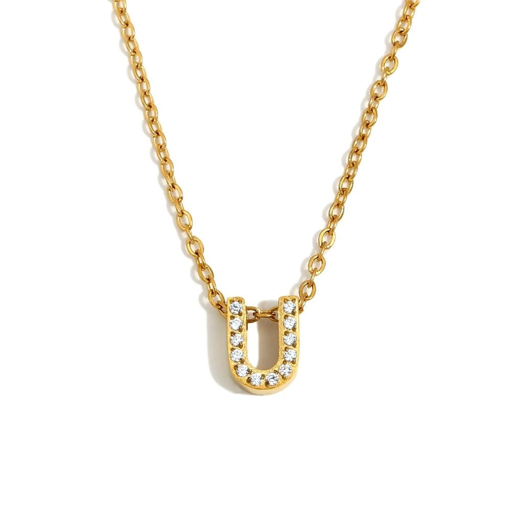 Sparkle Initial Necklace
