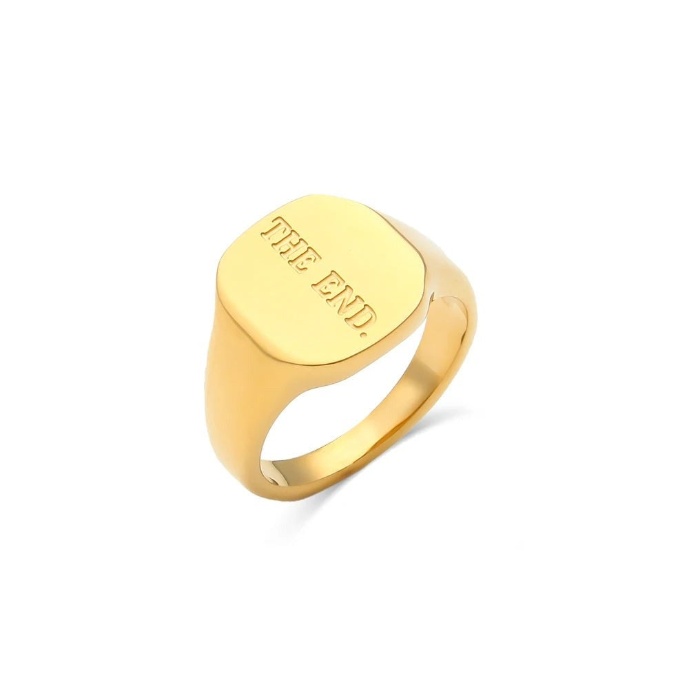 Say It Signet Ring