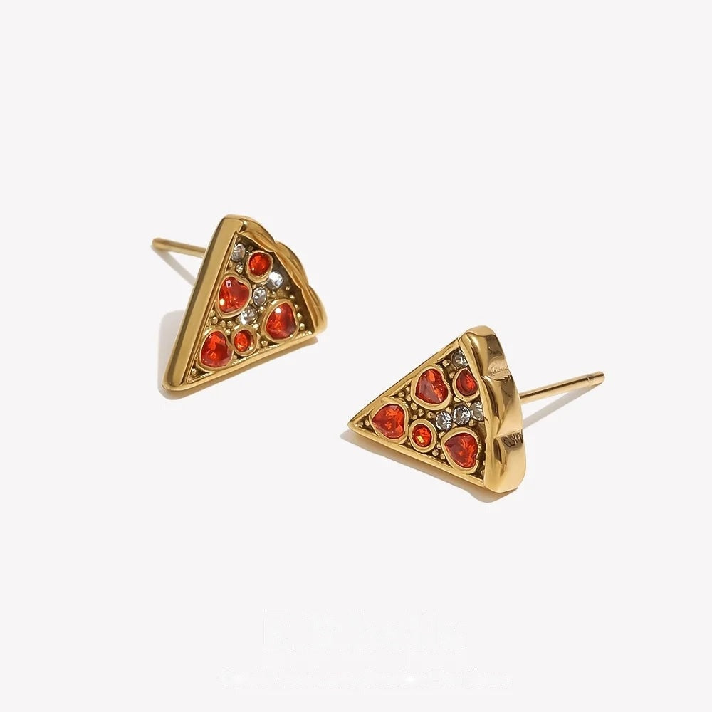 Pizza Party Studs