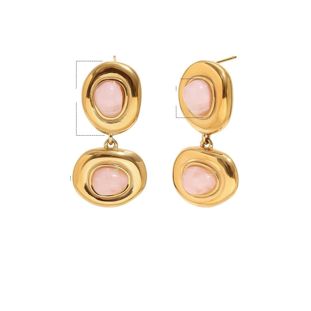 Gumball Double Drop Earrings
