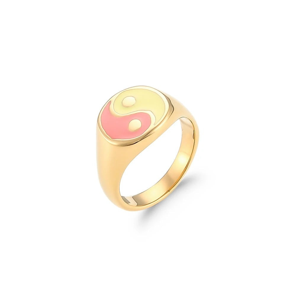 Yin Yang Color Pop Ring