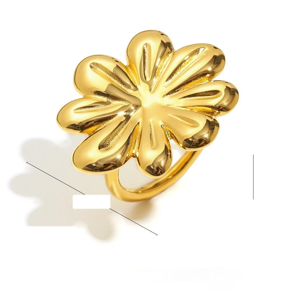 Big Bloom Flower Ring