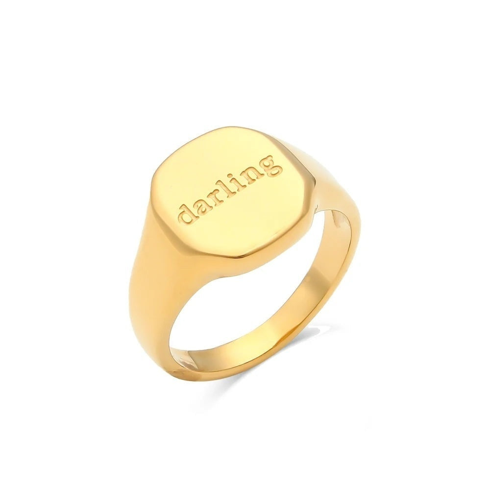 Say It Signet Ring