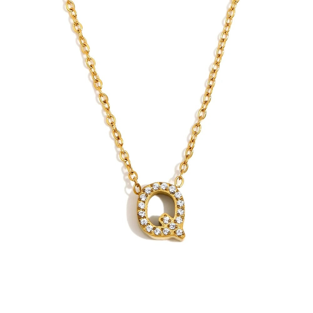 Sparkle Initial Necklace