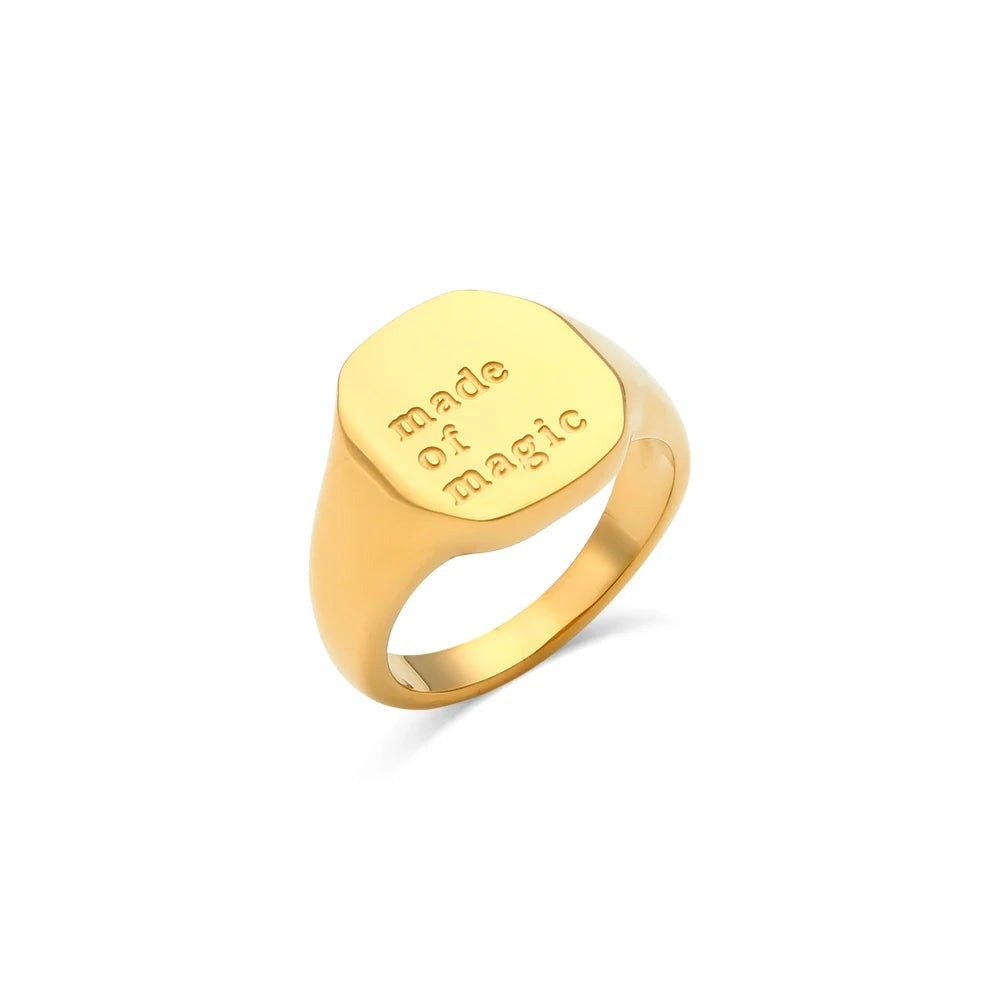 Say It Signet Ring