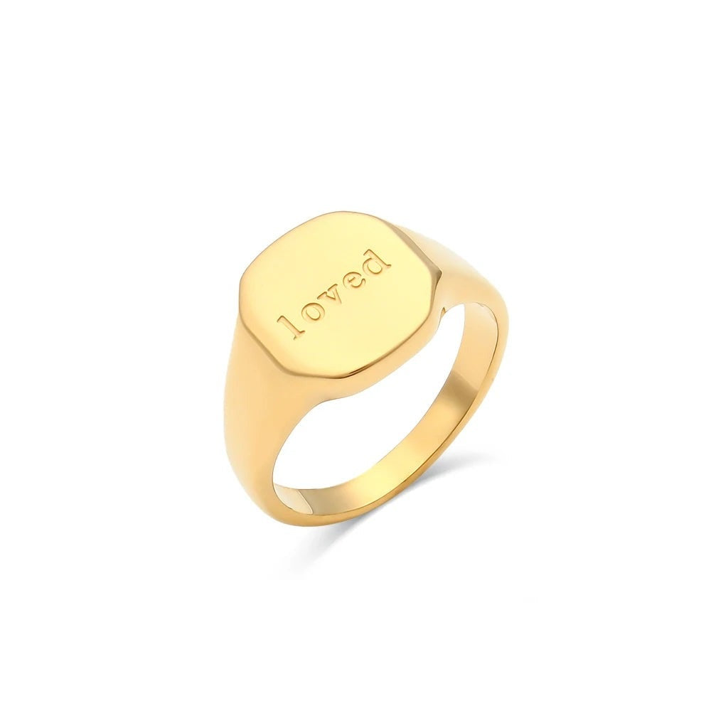 Say It Signet Ring