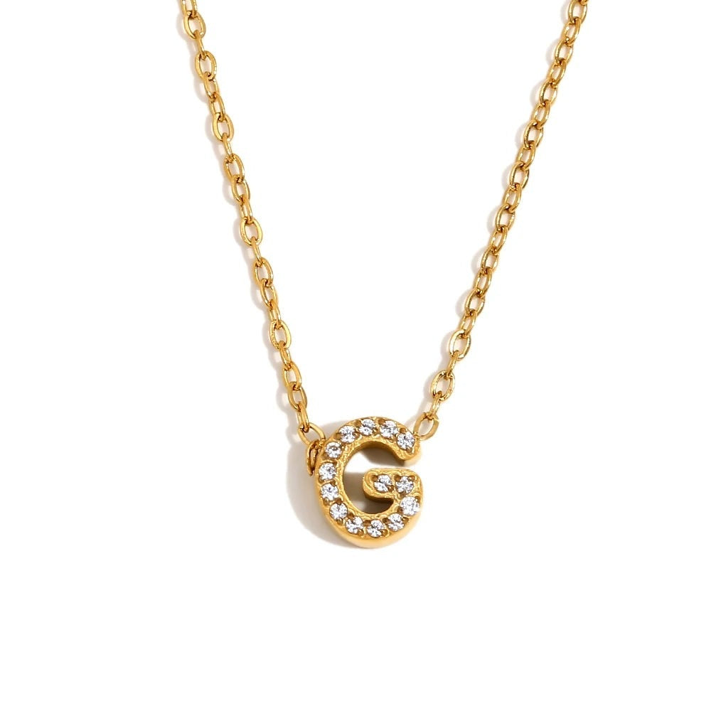 Sparkle Initial Necklace