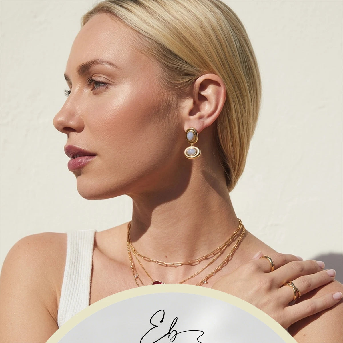 Gumball Double Drop Earrings