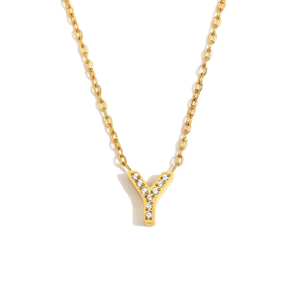 Sparkle Initial Necklace
