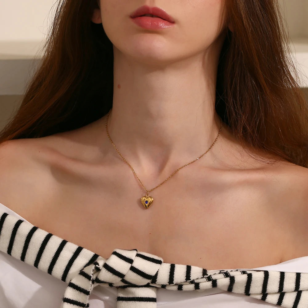 Birthstone Heart Locket