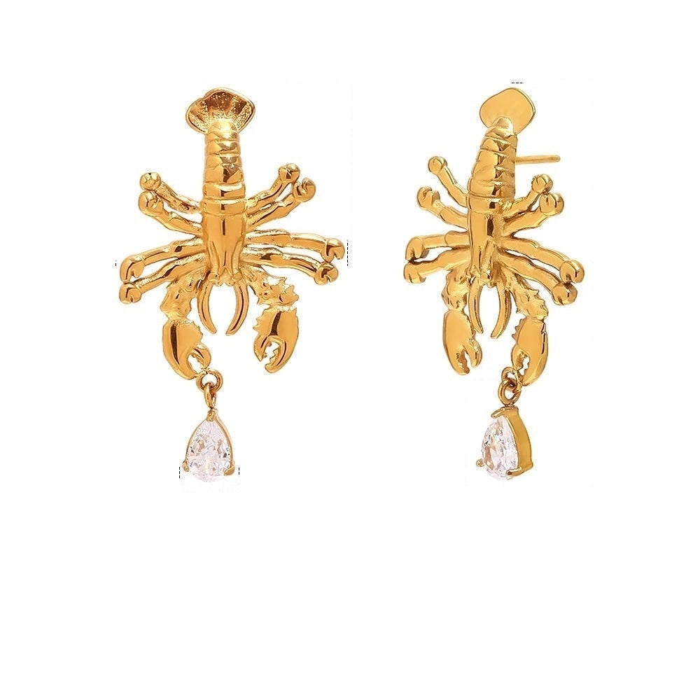 Lobster Love Drop Earrings