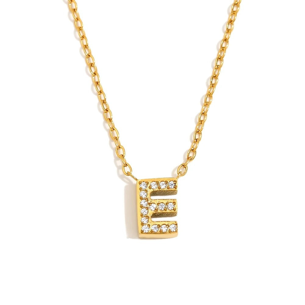 Sparkle Initial Necklace