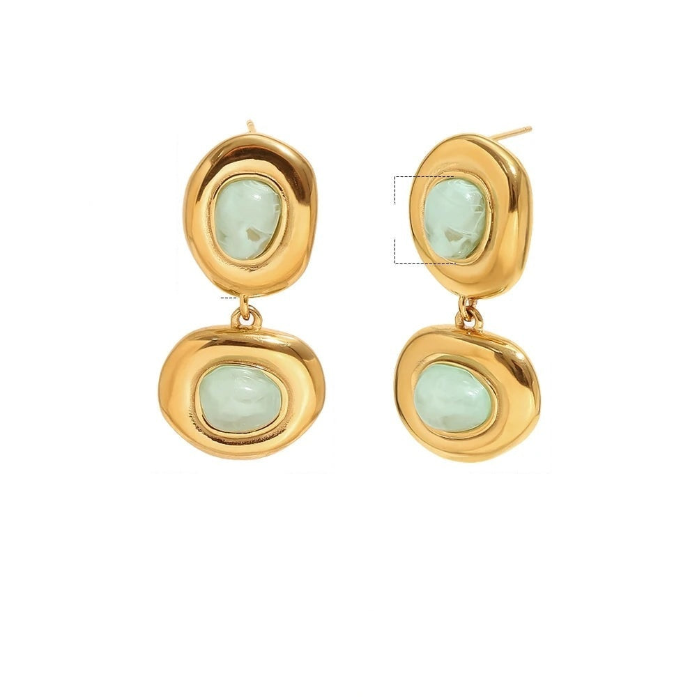 Gumball Double Drop Earrings