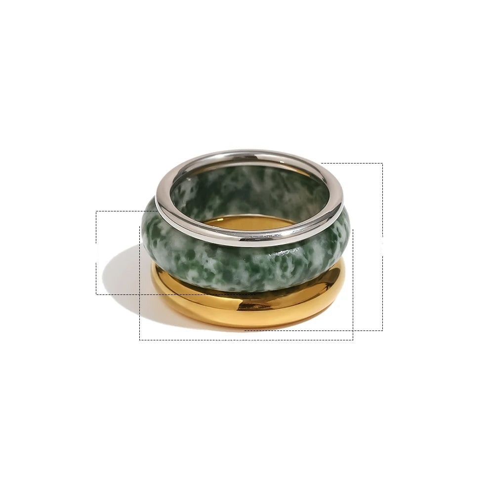 Candy Glass Stack Ring