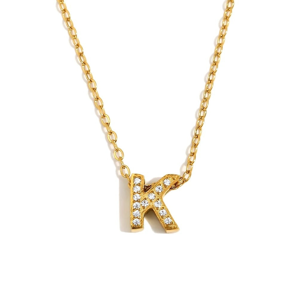Sparkle Initial Necklace
