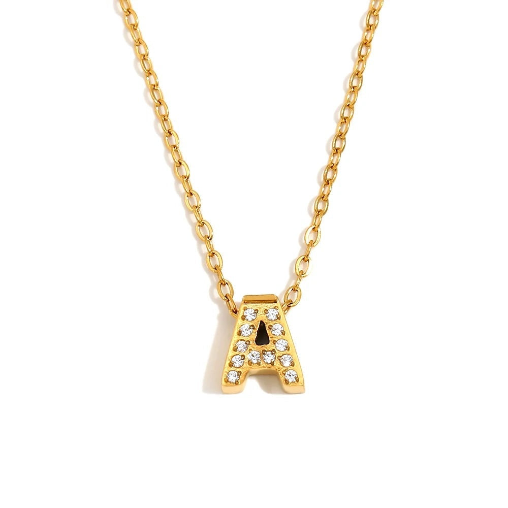 Sparkle Initial Necklace