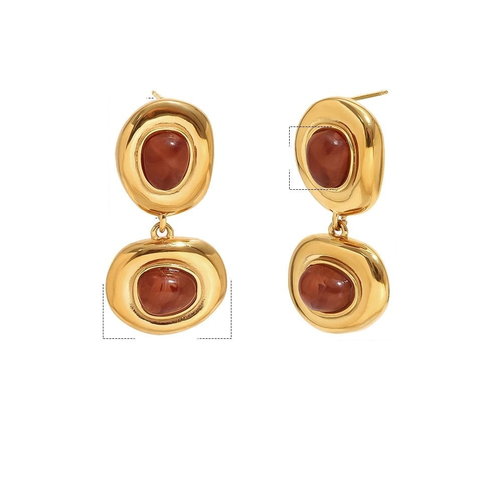 Gumball Double Drop Earrings
