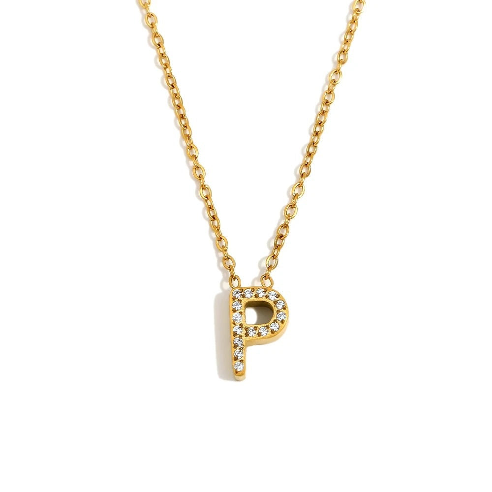 Sparkle Initial Necklace