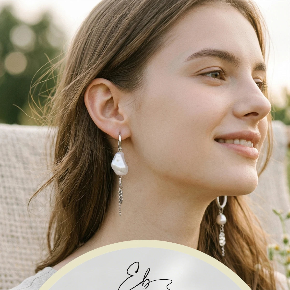Pearl & Charm Mismatch Hoops