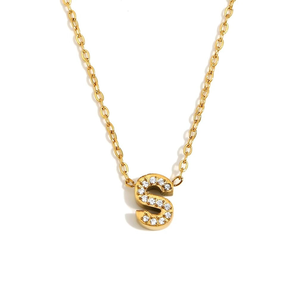 Sparkle Initial Necklace