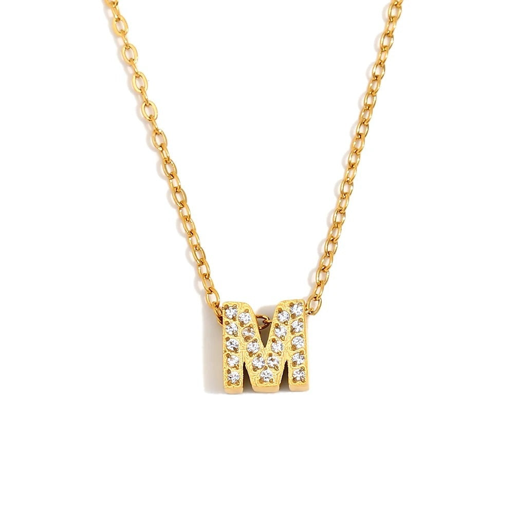 Sparkle Initial Necklace