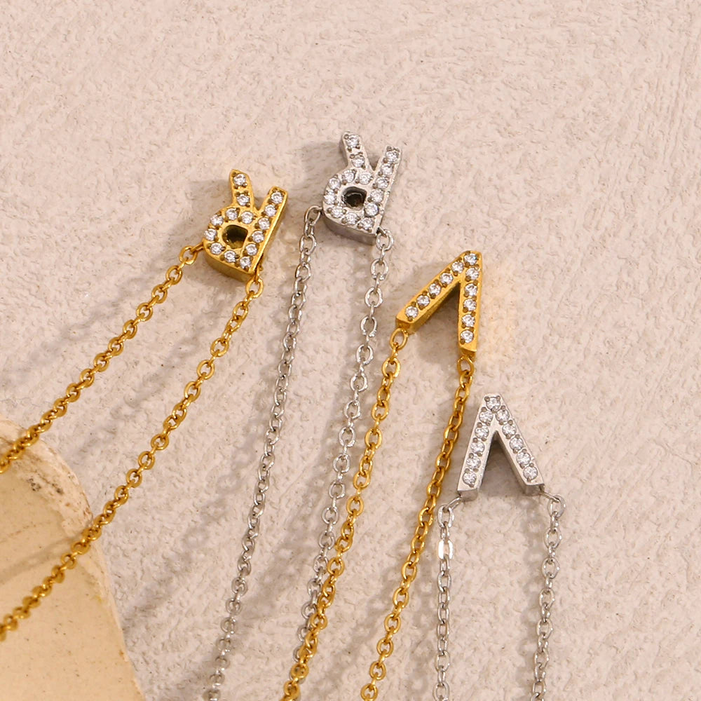 Sparkle Initial Necklace