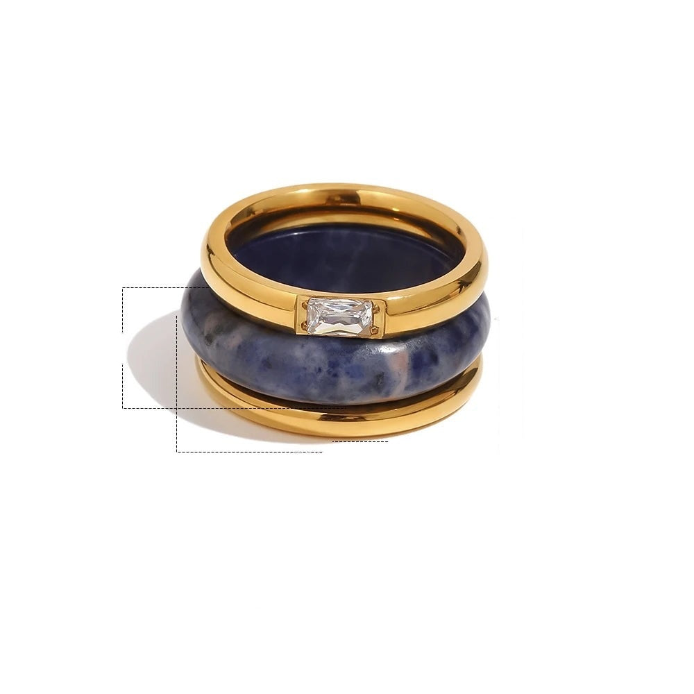 Candy Glass Stack Ring