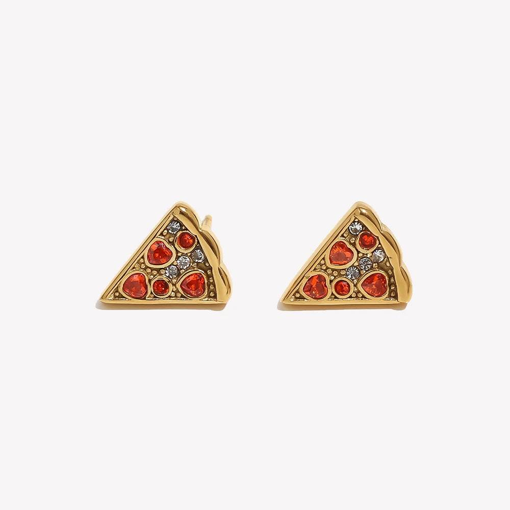 Pizza Party Studs