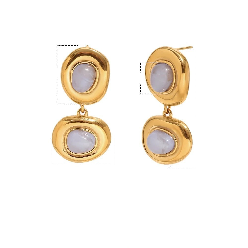 Gumball Double Drop Earrings