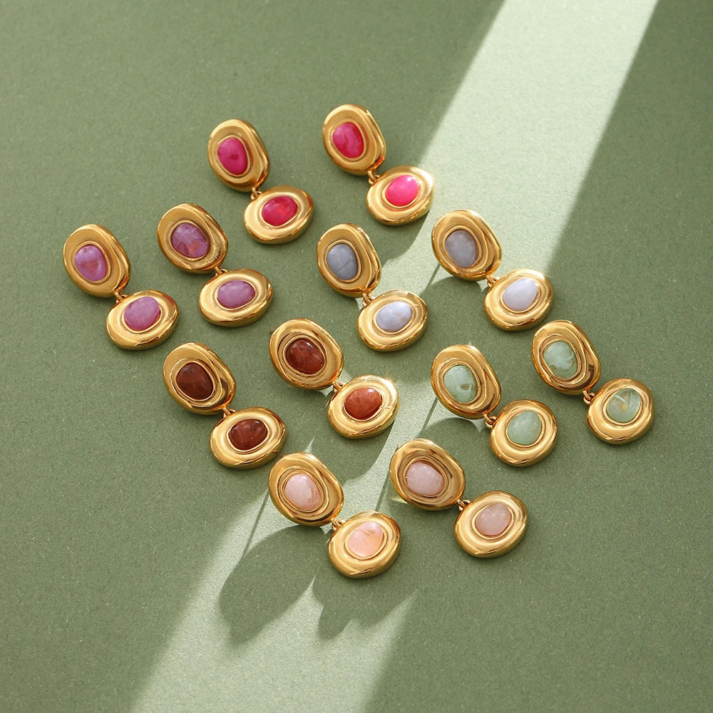 Gumball Double Drop Earrings