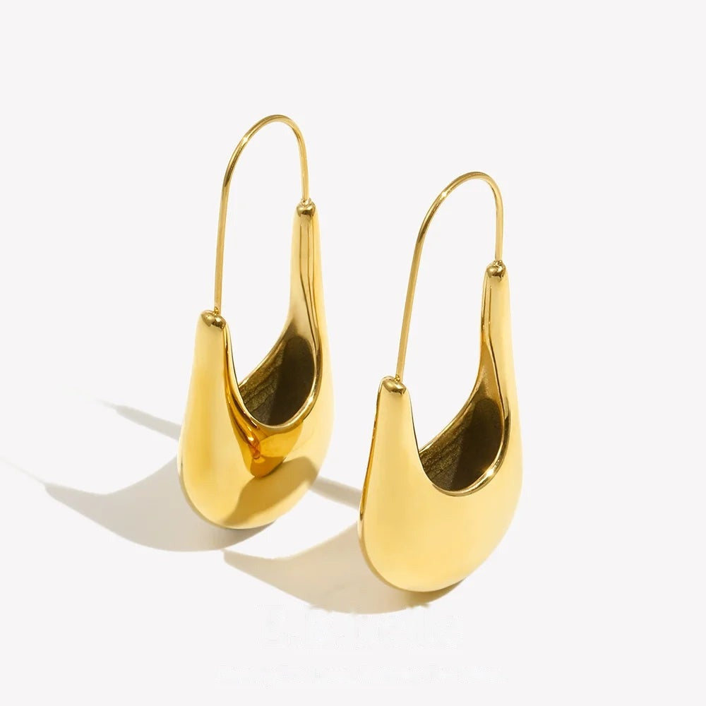 Liquid Gold Pin Hoops