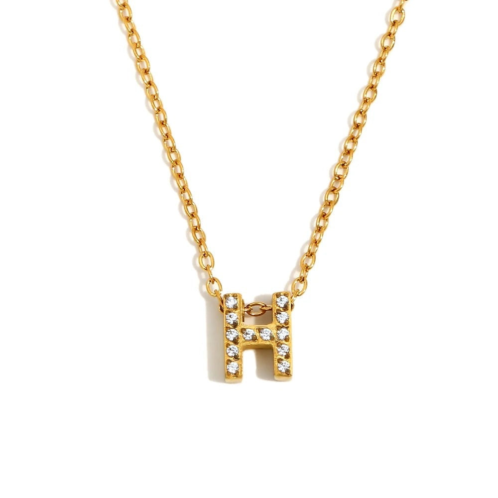 Sparkle Initial Necklace