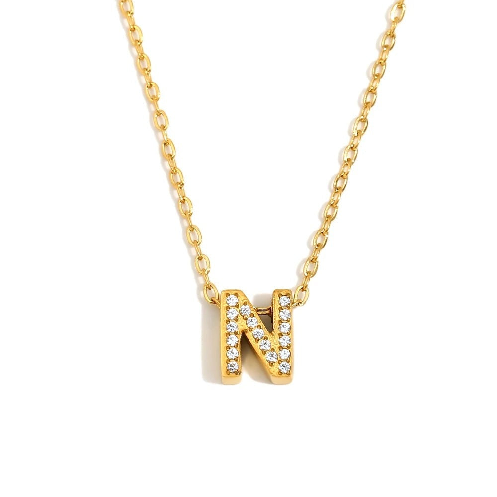 Sparkle Initial Necklace